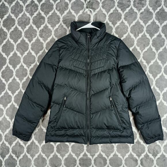 Nike Sportswear Down Jacket Youth Boys Large Black Puffer Quilted Zip Coat - Picture 1 of 10